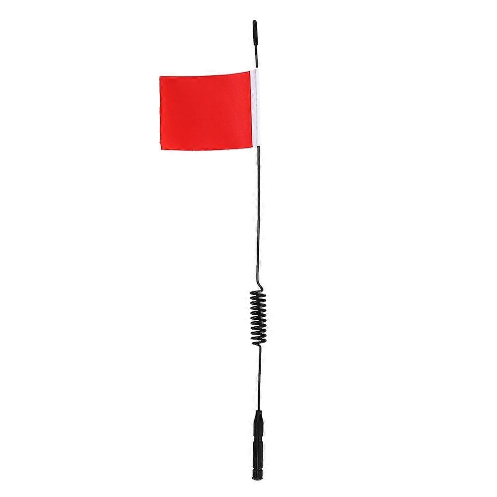 L29cm Model Antenna Simulation Signal Line with Flag for RC Climbing Car (Red)