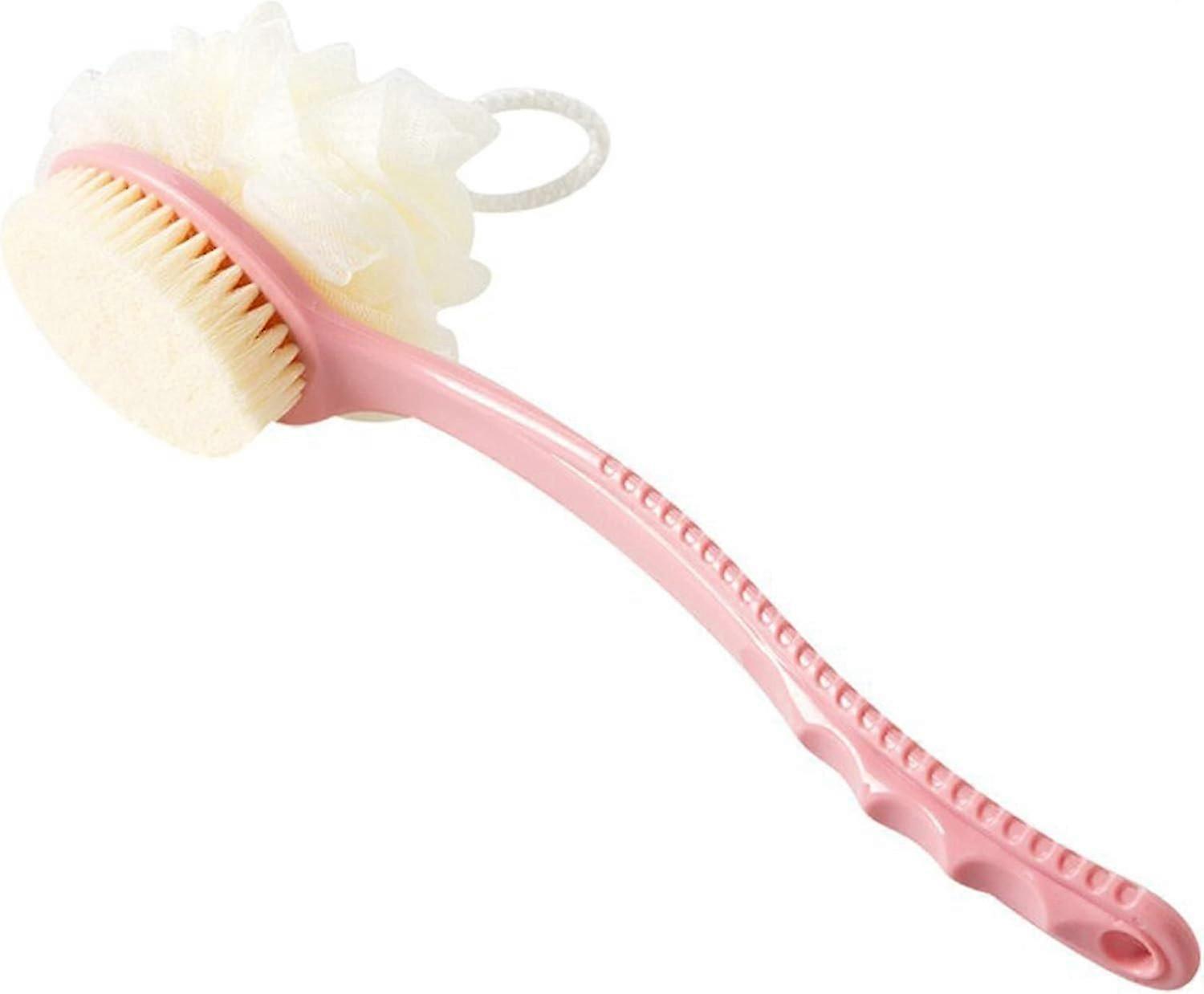 2-in-1 Bath and Shower Brush - Long Handle Dry Brushing