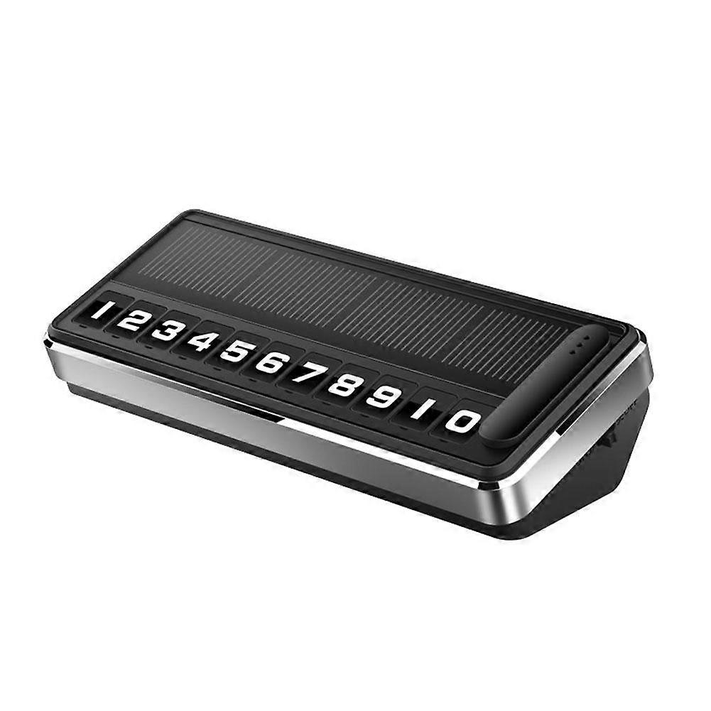 לוחית רישוי חניה לרכב עם תאורת LED, עמידה מחומר ABS יוקרתי ועיצוב פנים יוקרתי