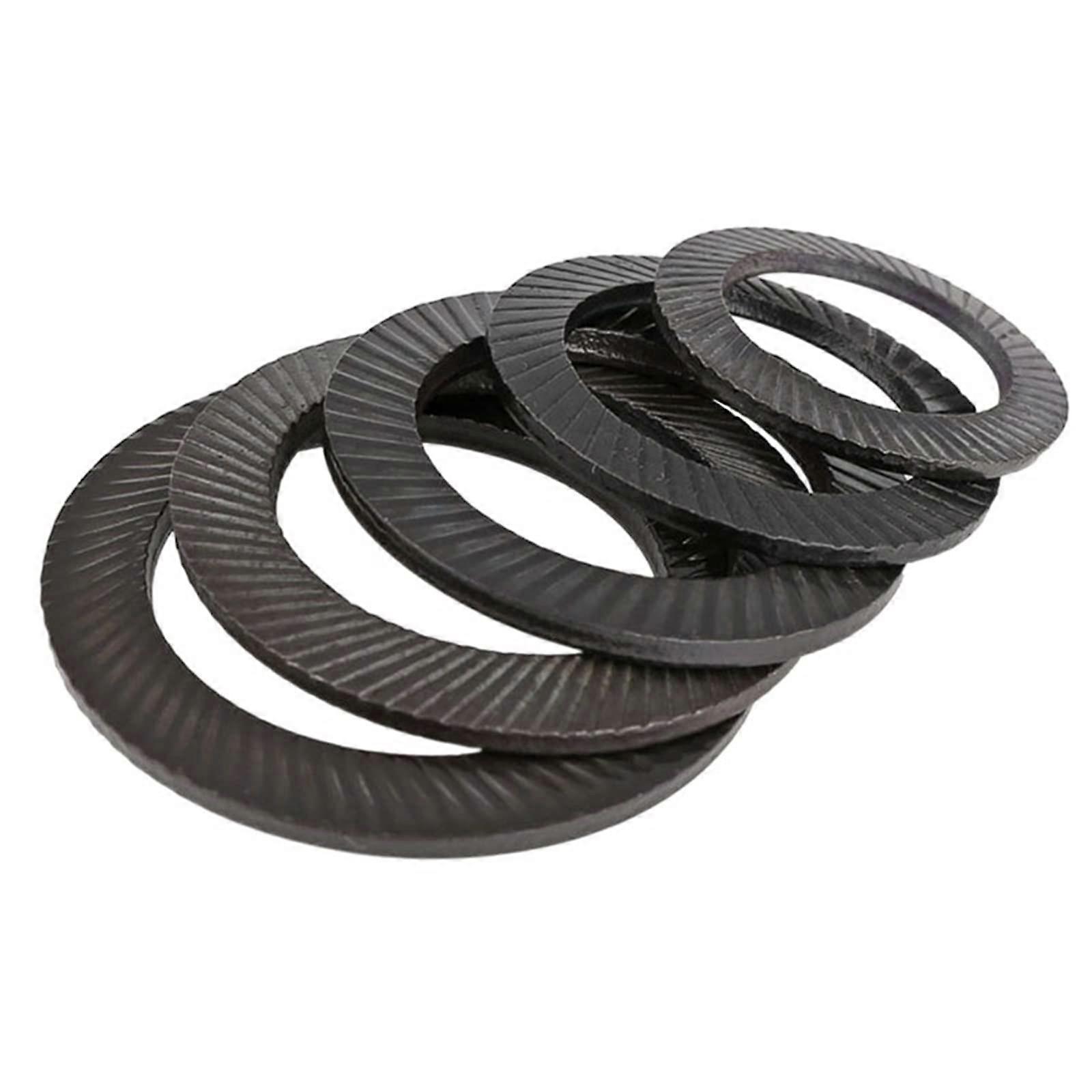 CtongrunFlat Washers M3 M4 M5 M6 M8 M10 M12M30 Safety Washers SelfLocking Washer DoubleSided Toothed Good Corrosion Resistance Ref: 5218