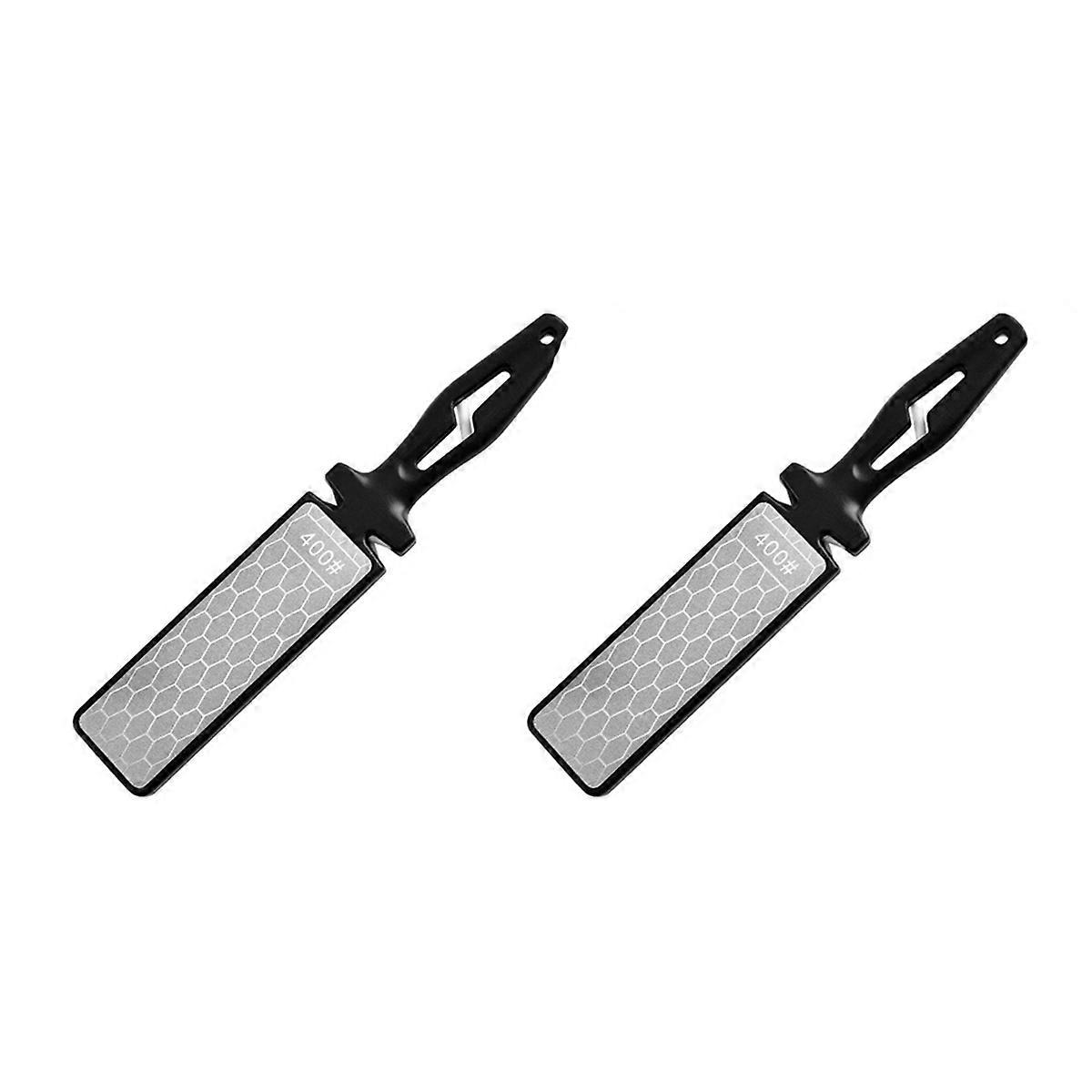 Mesh Pottery Double-sided Emery Whetstone Knife Sharpener