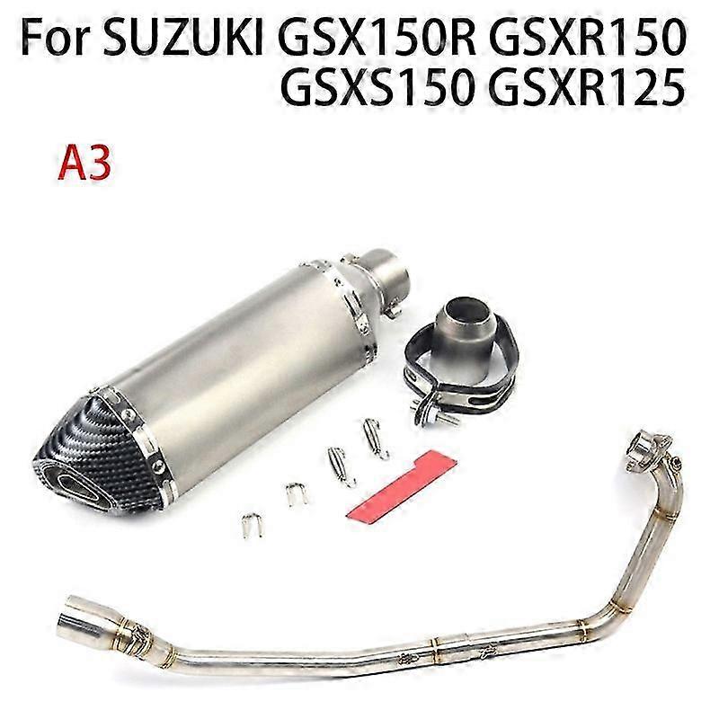 Motorcycle Exhaust Front Mid Pipe Link Muffler With DB Killer Full System For Compatible With Suzuki Models