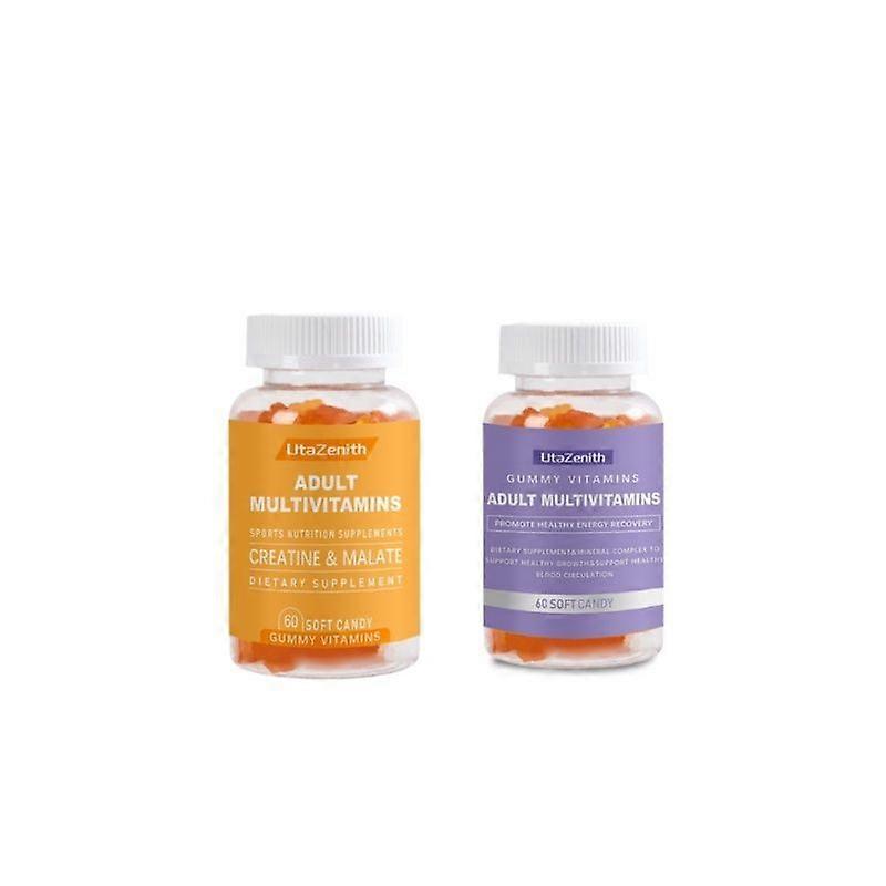 Multiple vitamin gummies, dietary supplements, containing vitamin E, combination pack