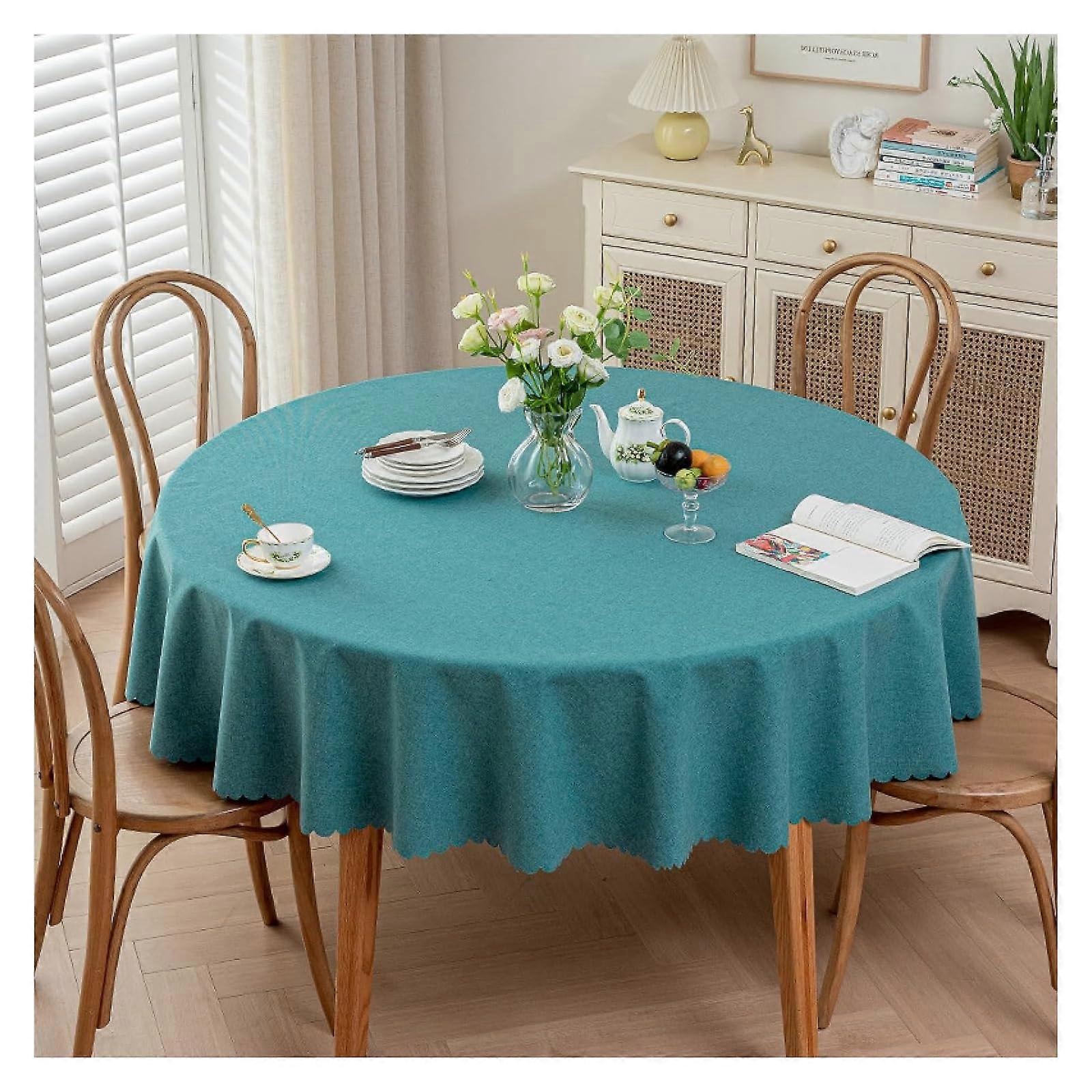 Festival table linen, waterproof tablecloth rectangular cotton fabric for kitchen dining, buffet parties, camping
