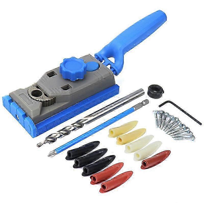 Woodworking Joint Angle Tool Carpentry Locator - Pocket Hole Jig System