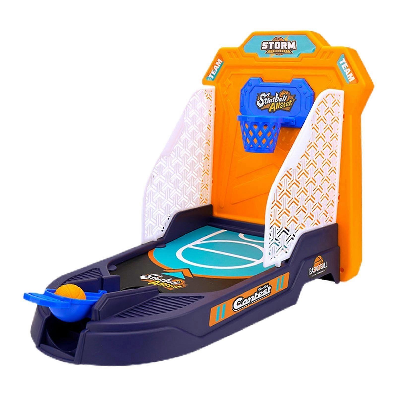 Basketball Game Table Basketball Game Board Game Desk Toy Interactive Techniques for Kids Bus Toy Pitching Machine Home