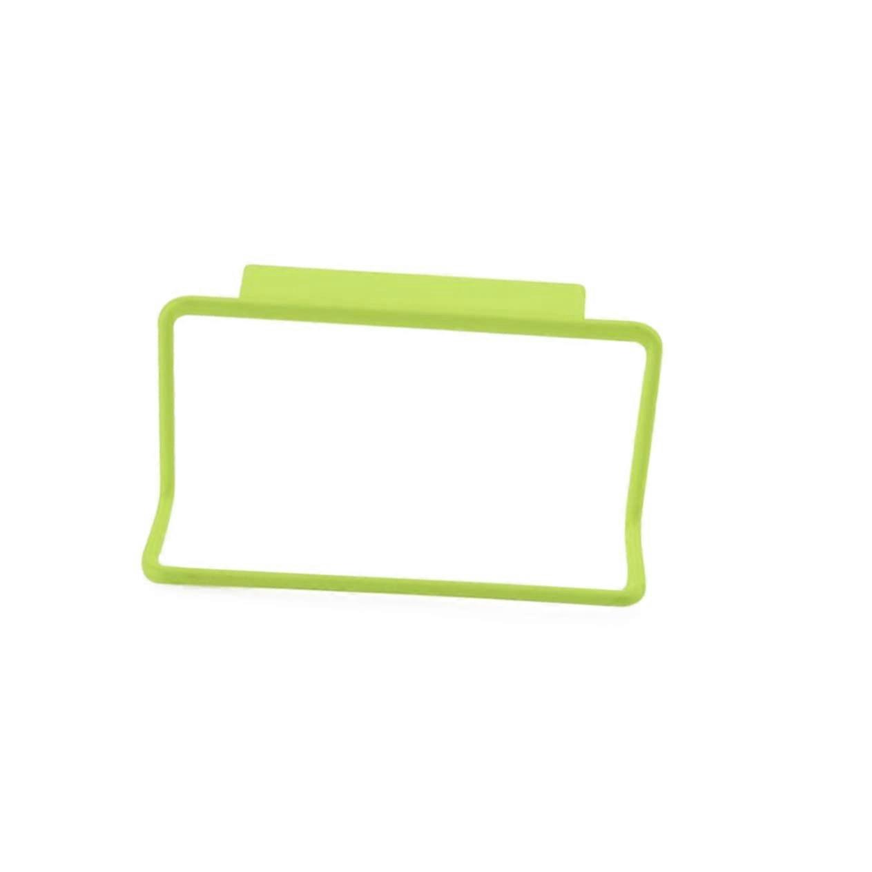 Multipurpose Towel Holder for Bathroom Cabinets, Green, Single Lever Design, Easy Installation Without Drilling, Modern Style