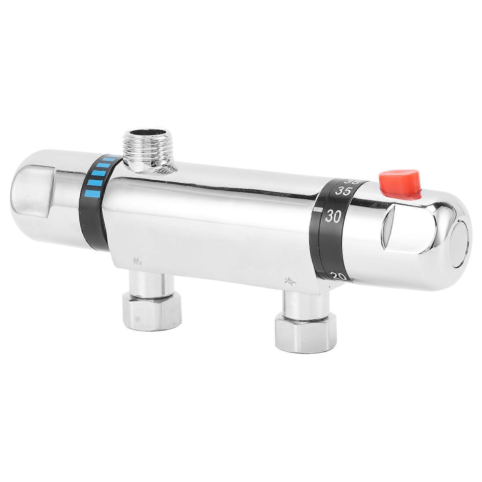 Thermostatic Mixing Valve DN15 Constant Temp Temperature Control Mixer Valve for Shower 