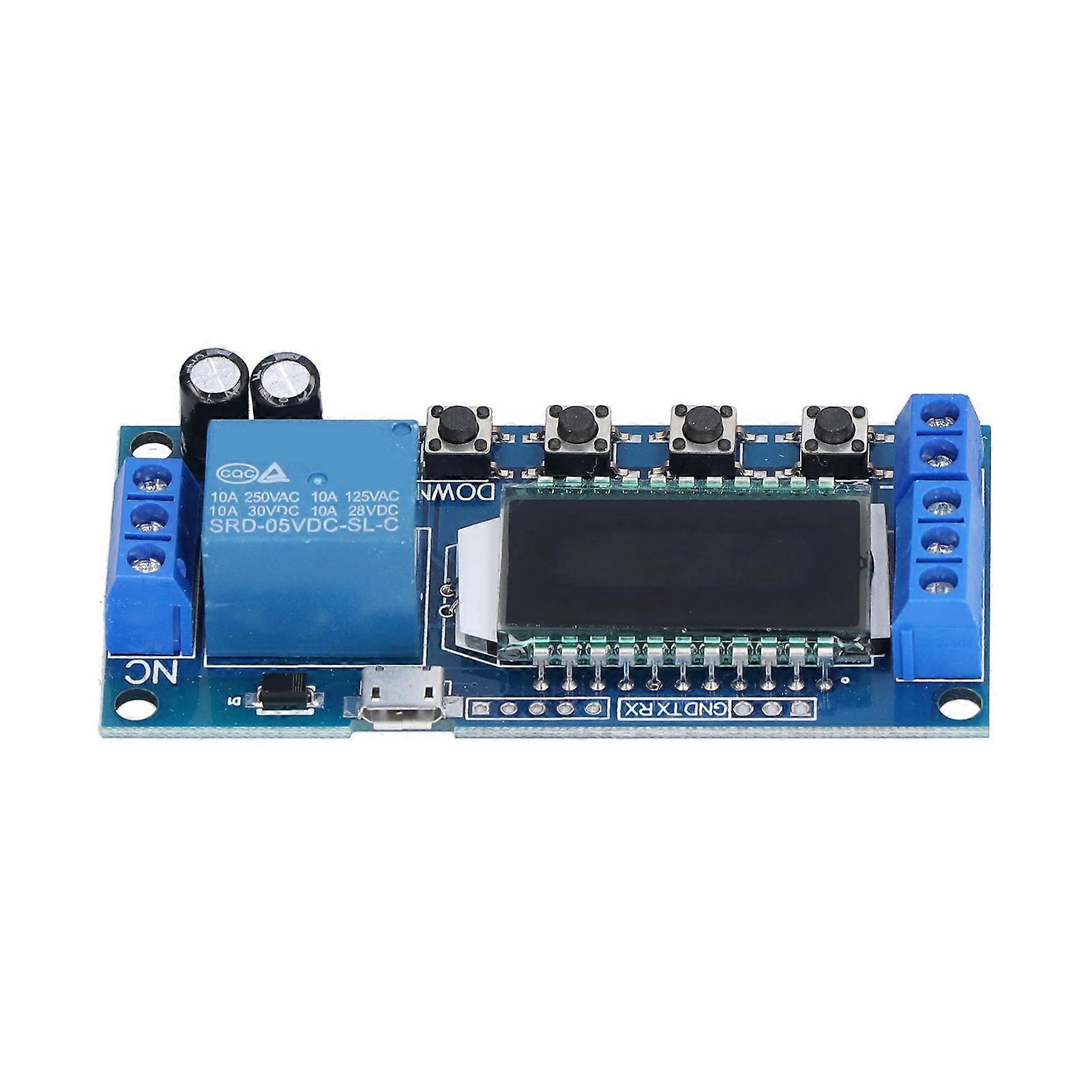 Relay Module LCD Delay Power Failure Cyclic Timing Electronic Components XYLJ02