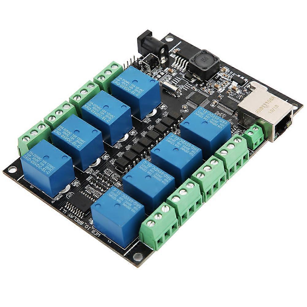 PLC Control Module Network Relay RJ45 8-Channel Industrial Accessory NC-1000 for WiFi Remote Control