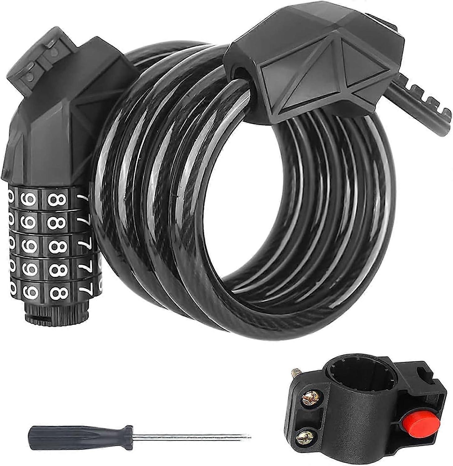 antitheft Cable Bicycle Antitheft Bicycle ChainsBicycle Chains Long 120cm x 12mm Bicycle Chains Code with 5 Digits Bicycle Chains