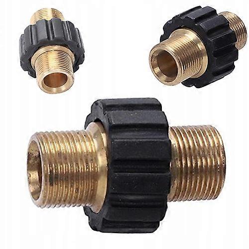 Rosfix Brass Nipple Adapter 2X Gz M22X1.5mm – Corrosion Resistance | Easy to install, universal for Karcher hoses