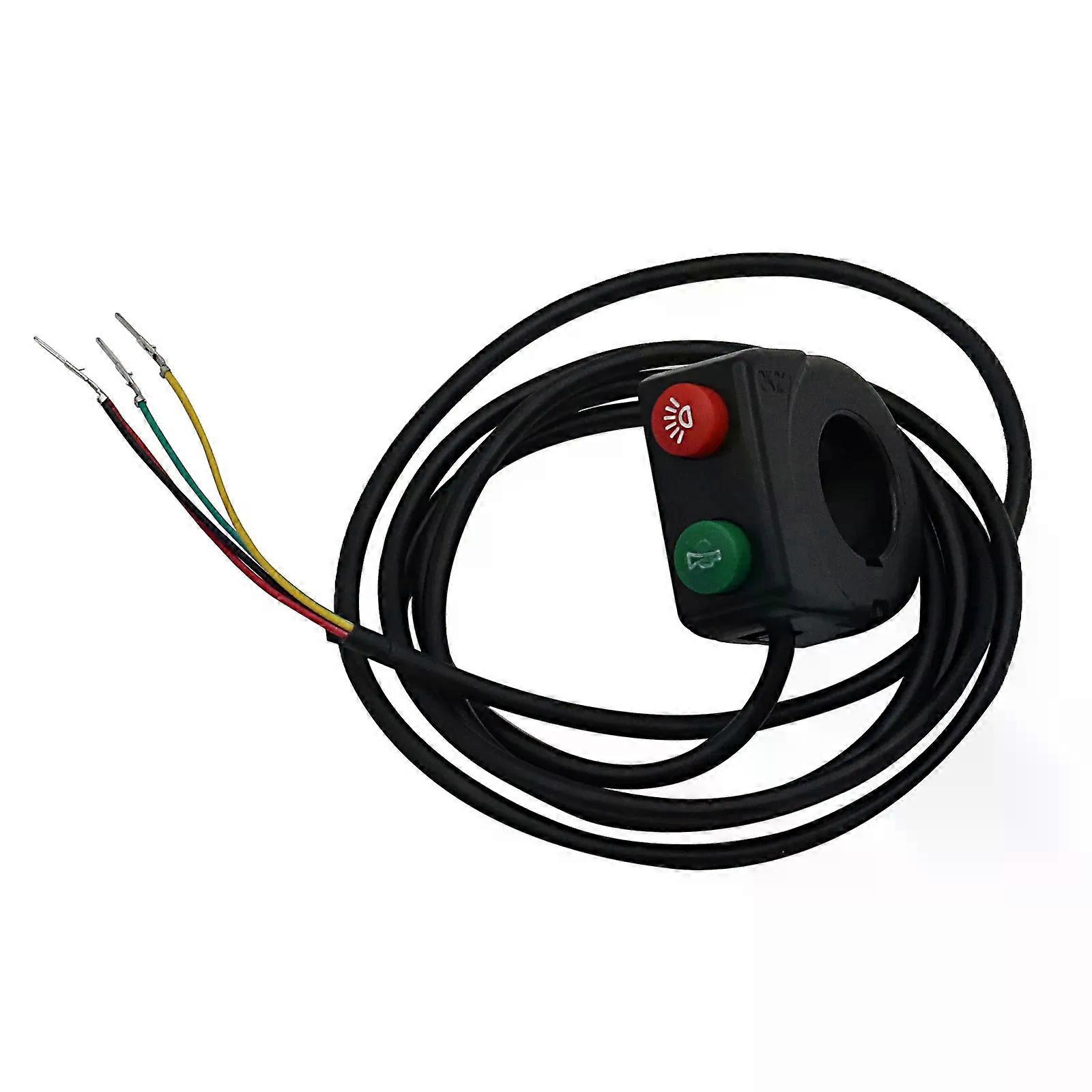 Electric Bicycle Accessories E-bike Switch Light Horn Switch On/Off Handlebar 22mm Modification Headlight Push Button