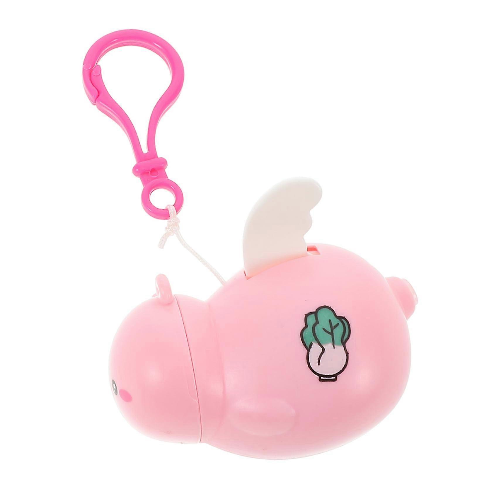 Piggy String Toy Keychain Winged Pig Keychain Funny Keychain Keychain Accessory Flying Piggy