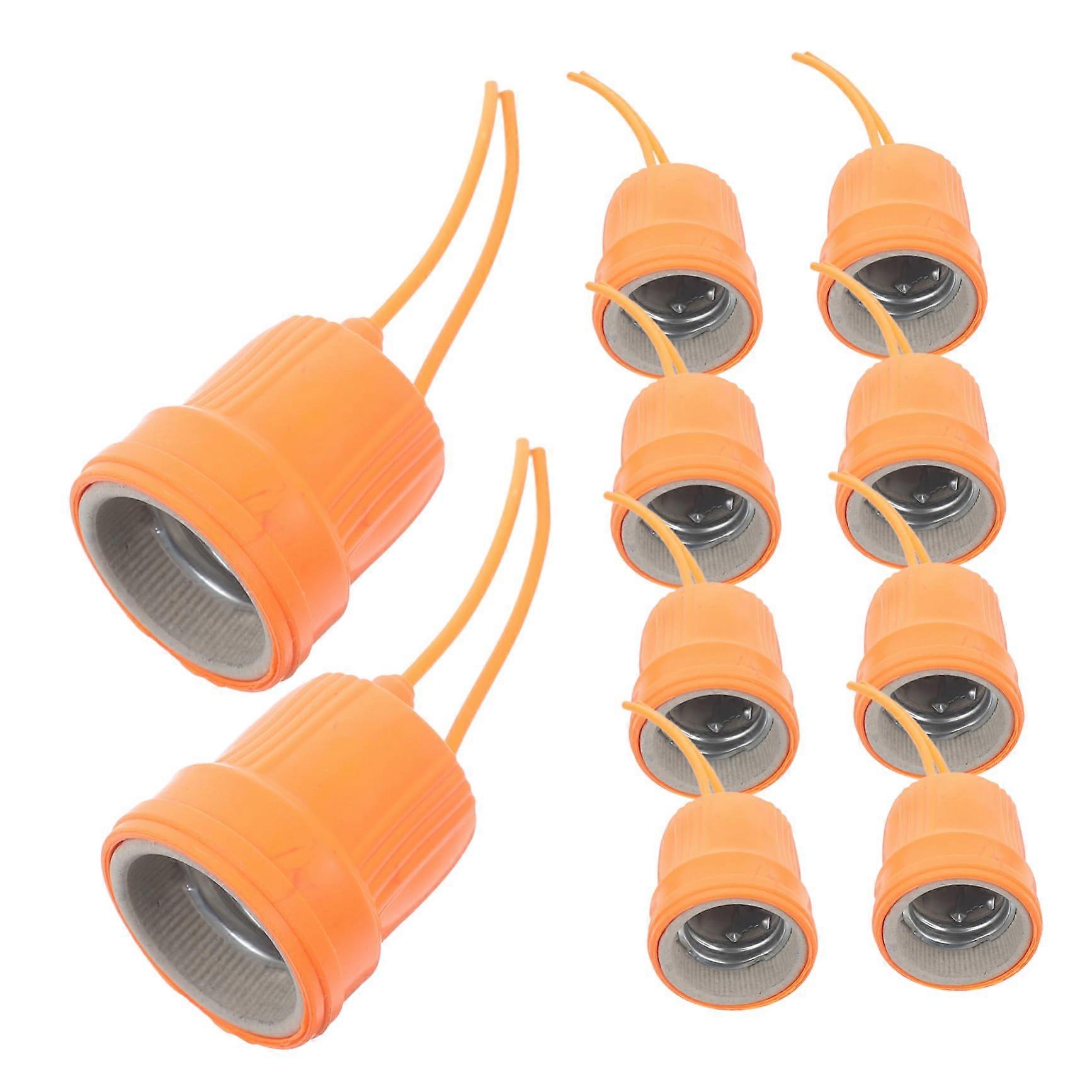 E27 Lamp Holder with Cable, Waterproof Ceramic Pendant Light, High Temperature Resistant for Indoor Outdoor Ceiling Mount