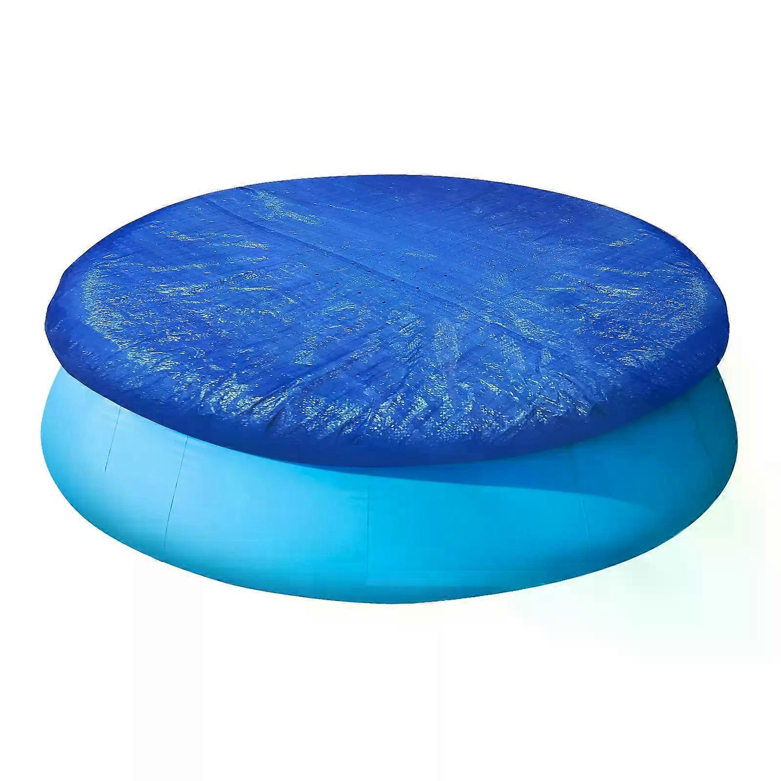 183/244/305/366/457cm Round Swimming Pool Protective Cover Insulation Film Dustproof Cover For Outdoor Garden Frame Pools