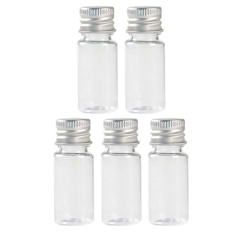 Refillable Plastic Bottles Essential Oil Bottles Storage Container Travel 30ml Transparent Viewing 5Pcs