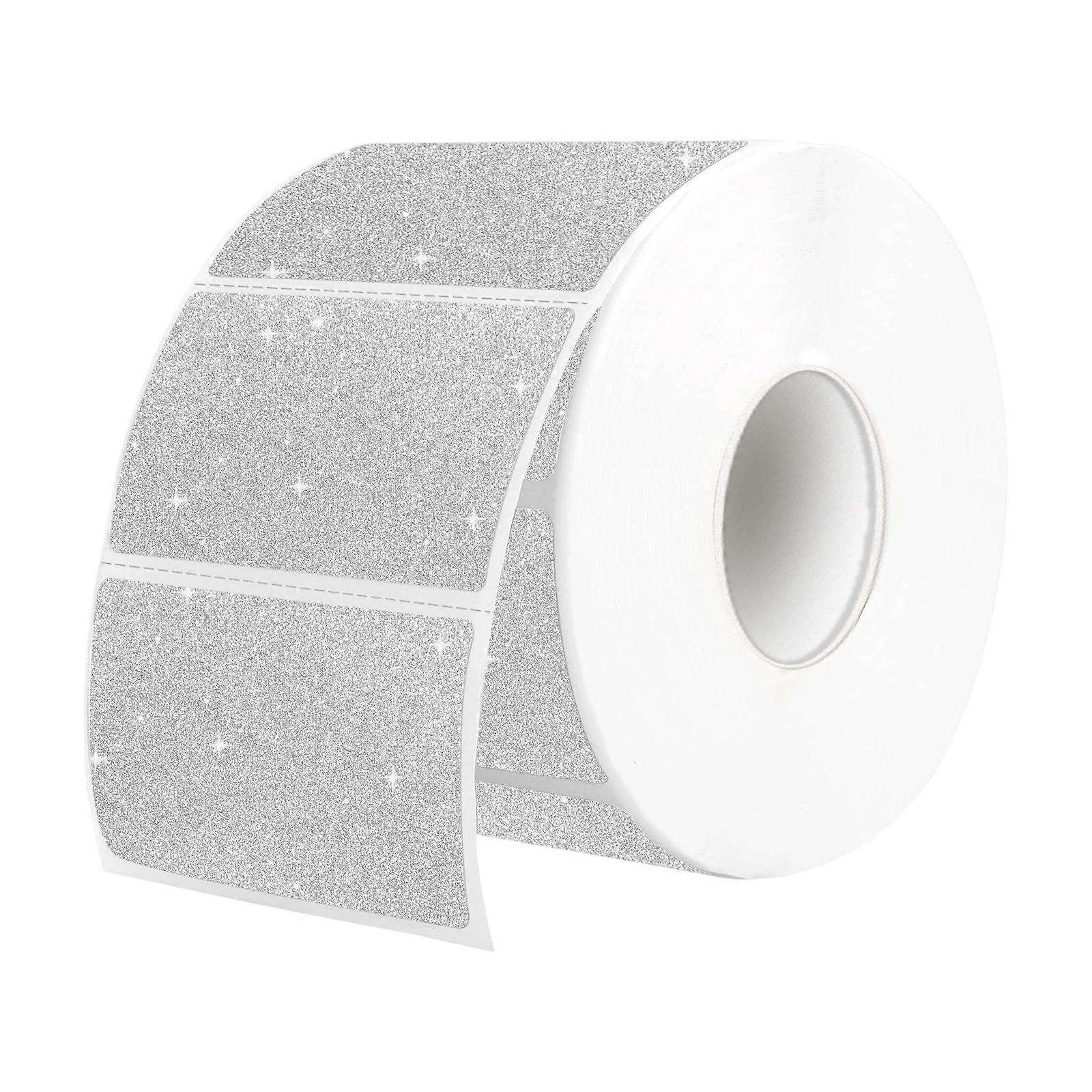 300Pcs Glittering Thermal Label Paper For Printer Water Resistant Blank Address Label Adhesive Food Label for Packaging Multicolor