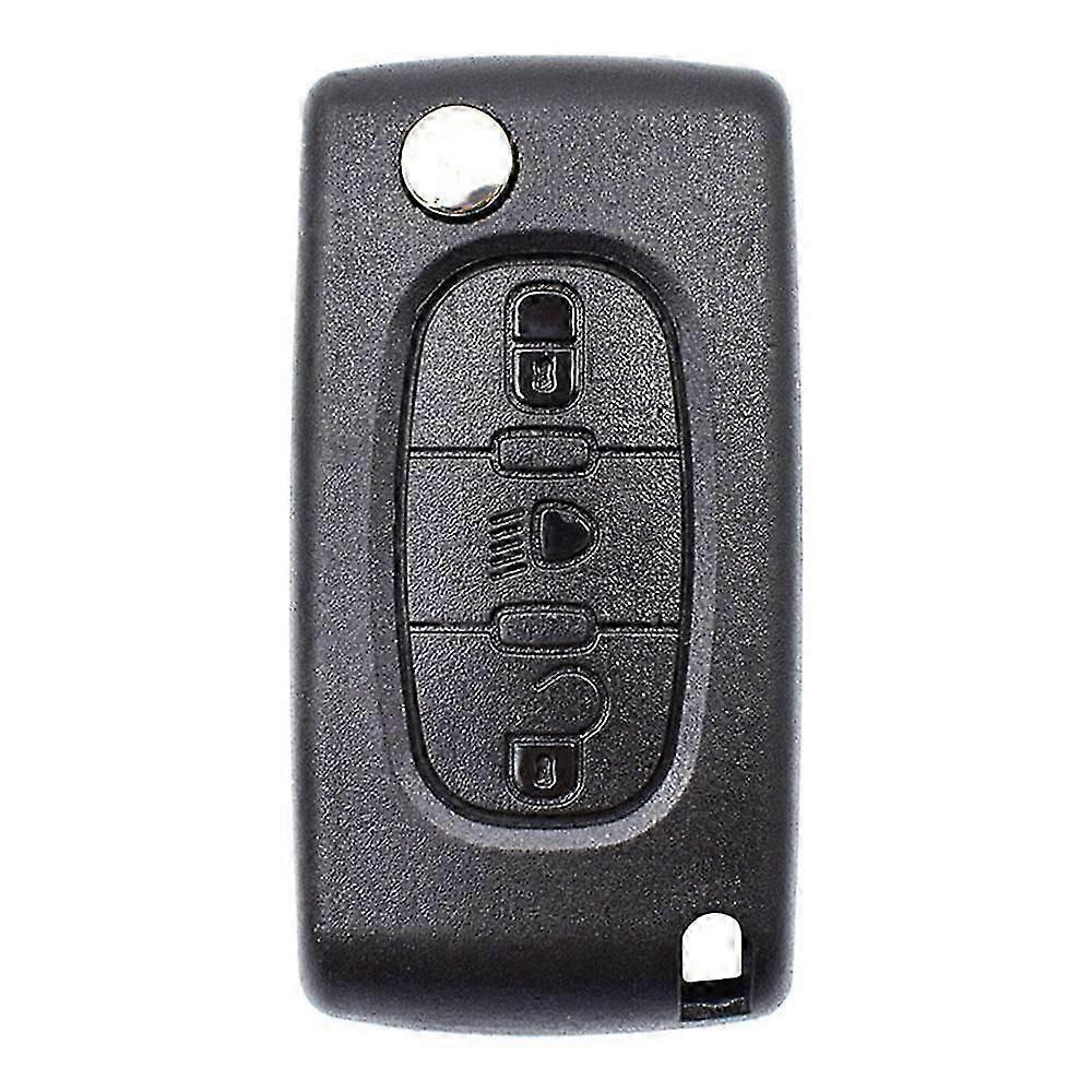 Para Citroen C2 C3 C4 C5 C6 C8 Coche 3 Botones Flip Remote Key Case Cover Shell Fob VA2 Blade CE0523 Kit de reparación de llaves