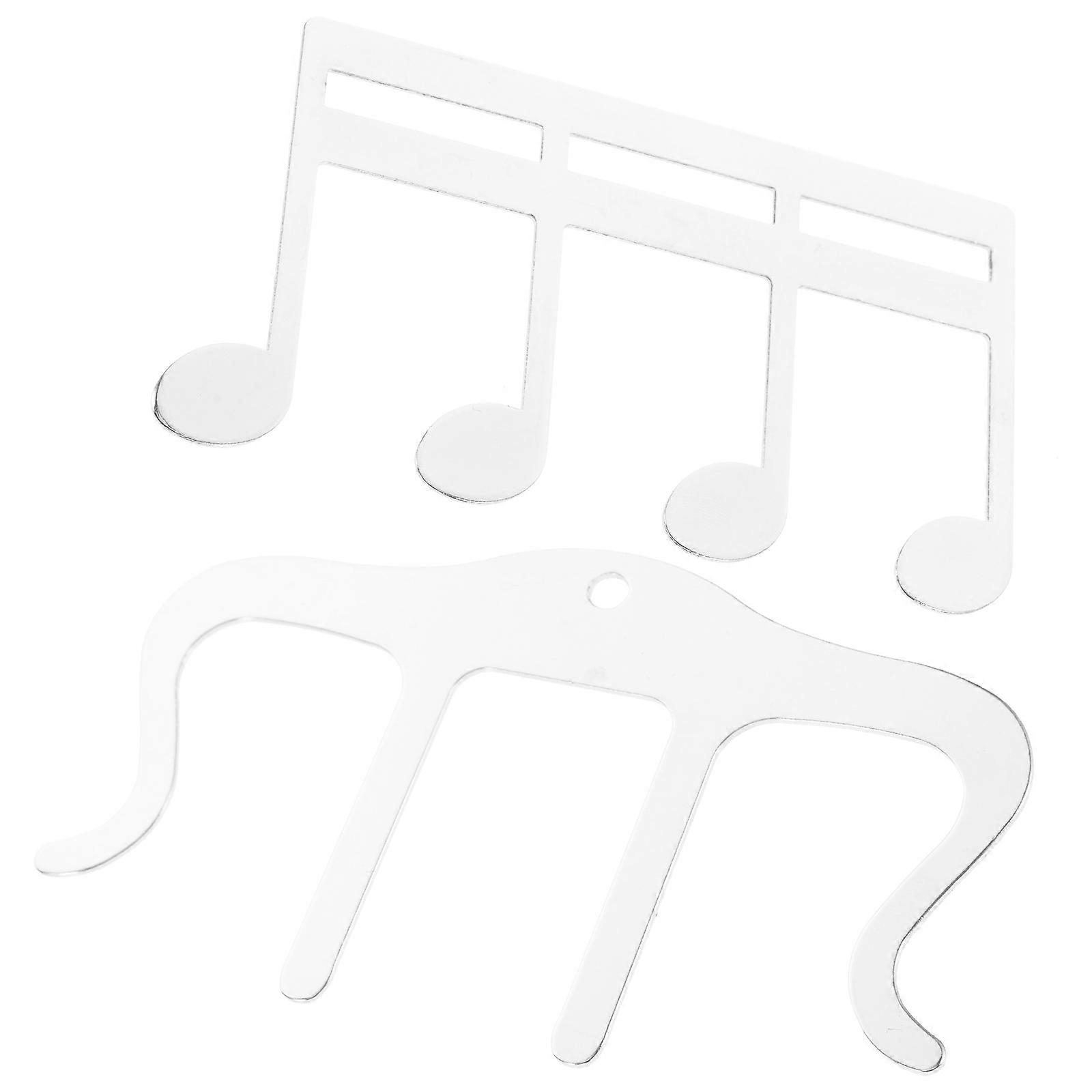 Metal Music Score Clip Holders 2pcs Page Clips for Music Books and Instruments Practice