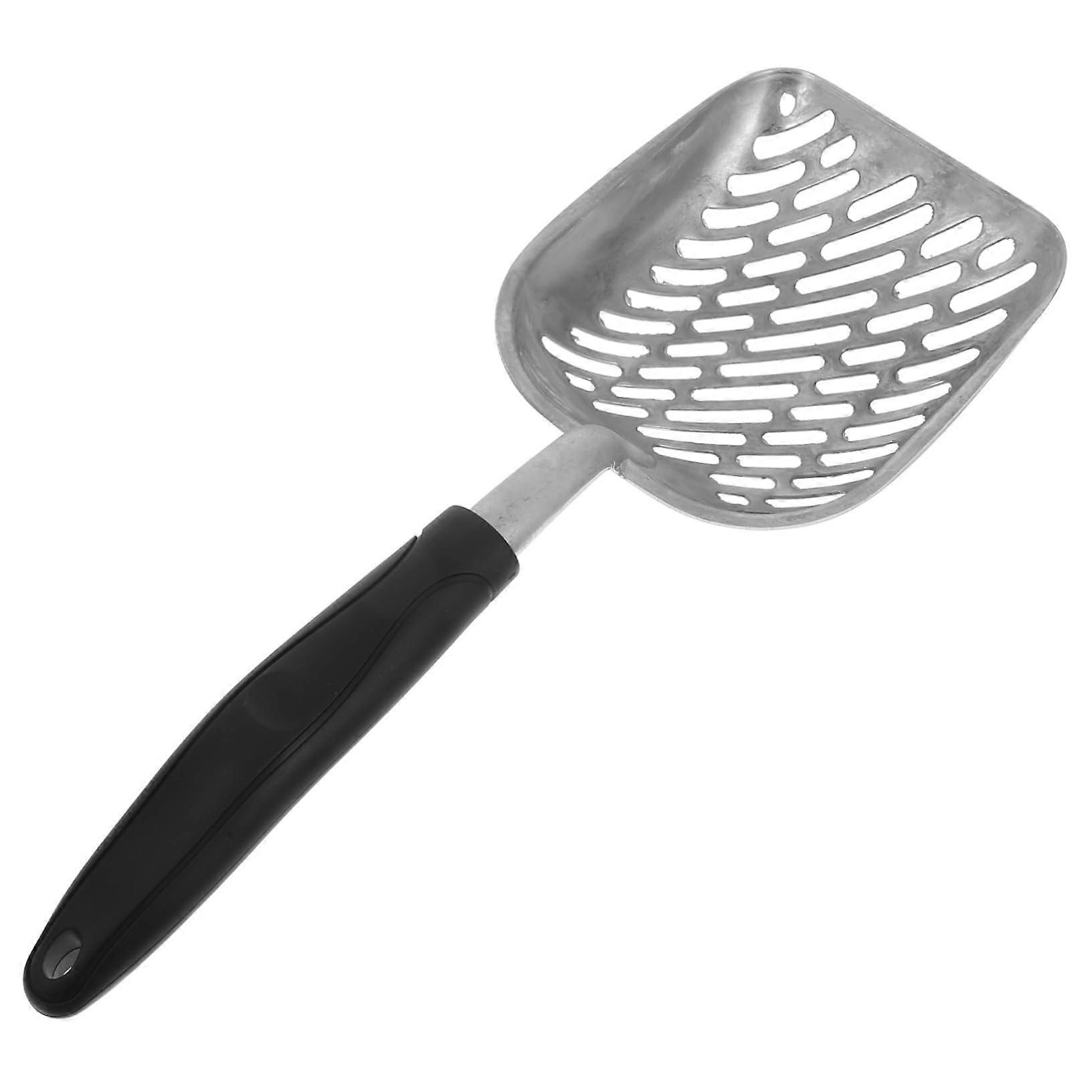 Ergonomic Cat Litter Scoop with Flat Head, Easy to Clean and Durable