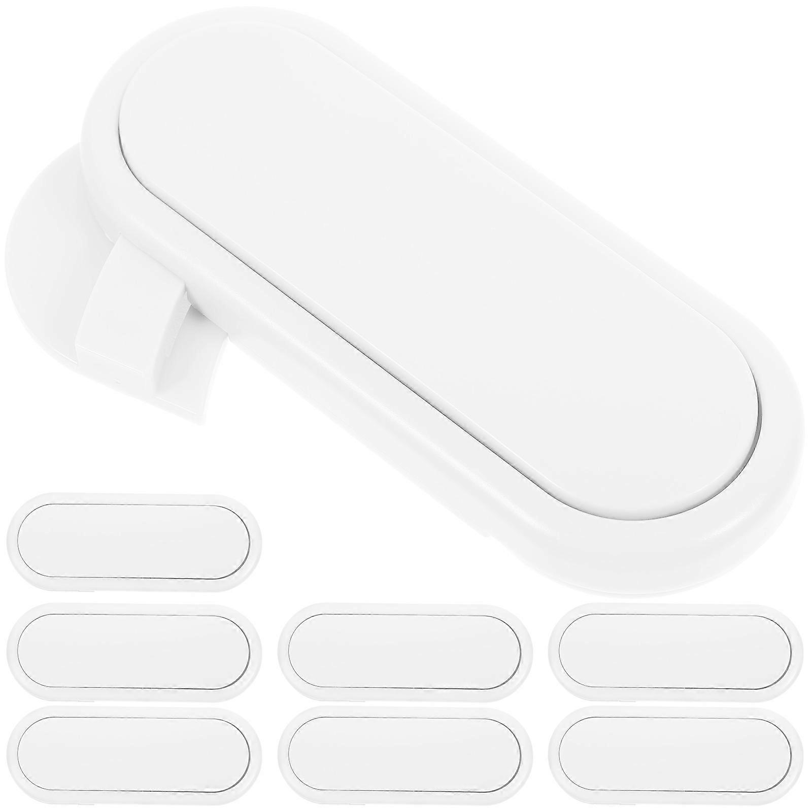 Cabinet Locks For Kids Furniture Protection Rectangular Shape Abs Material Prevent Access 8Pcs