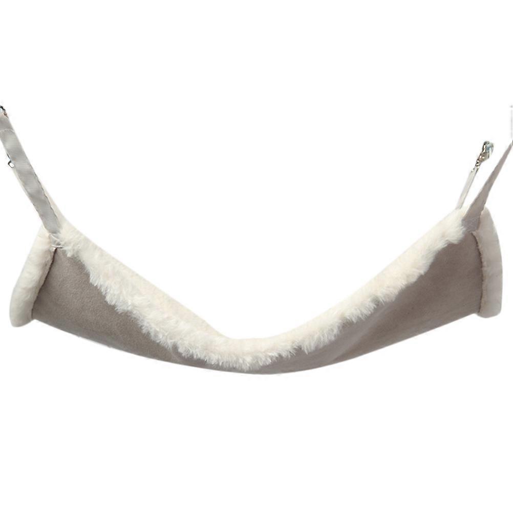 1pc Cat Hammock Pet Hanging Bed Sleeping Bed Supplies for Cats (48x38cm White)