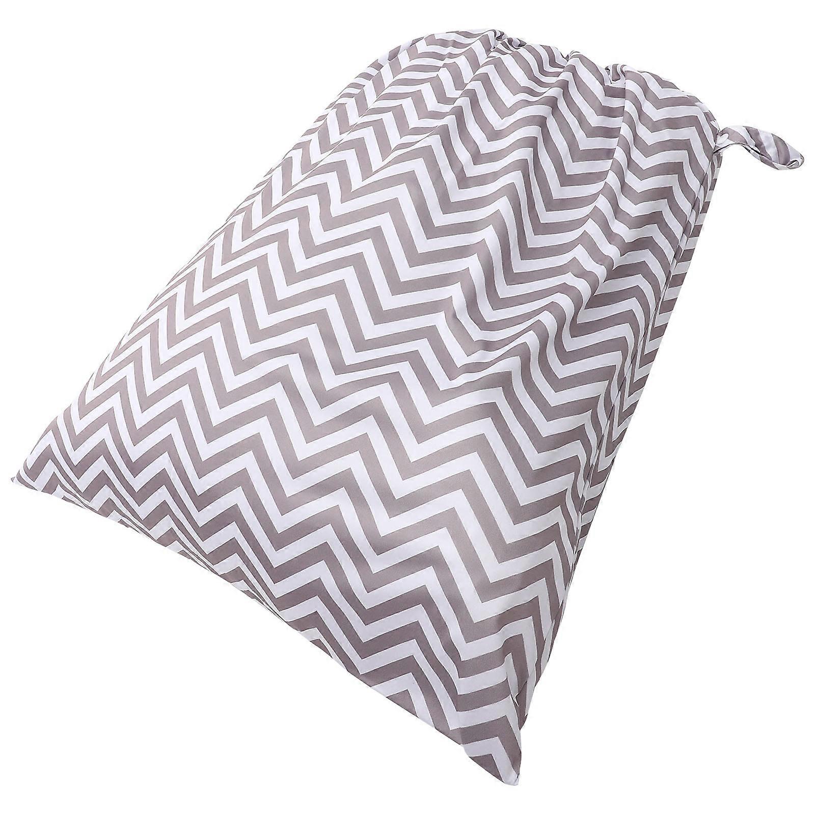 Wet And Dry Item Storage Diaper Bag For To Carry Light Brown 1Set