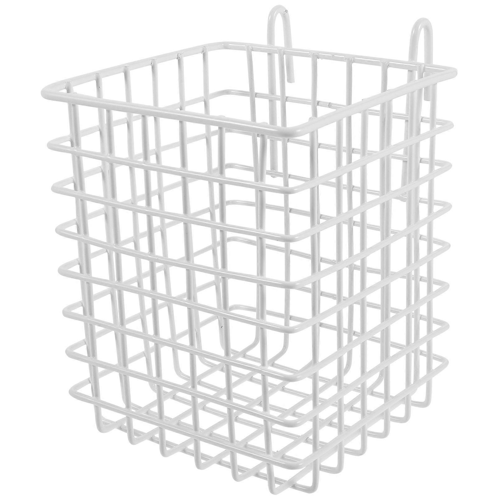 White Iron Hay Feeder for Rabbits Guinea Pigs Chinchillas with Simple Design 1 Piece