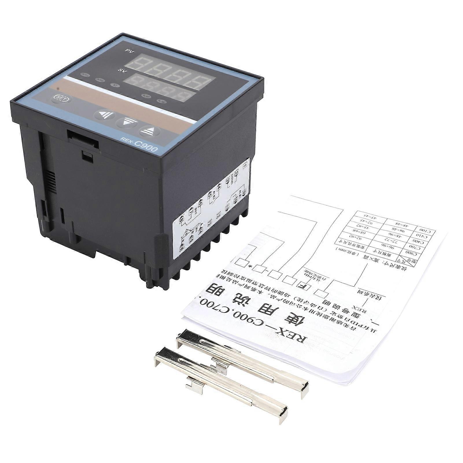 BERM Temperature Controller Digital Intelligent Thermostat Switch REXC900FK02MxDA 220V