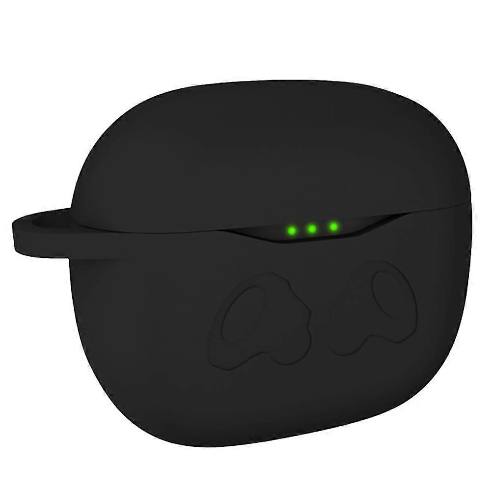 Wireless Earphone Protection Case in Black Made of Silicone for Safe and Durable Use 1PC