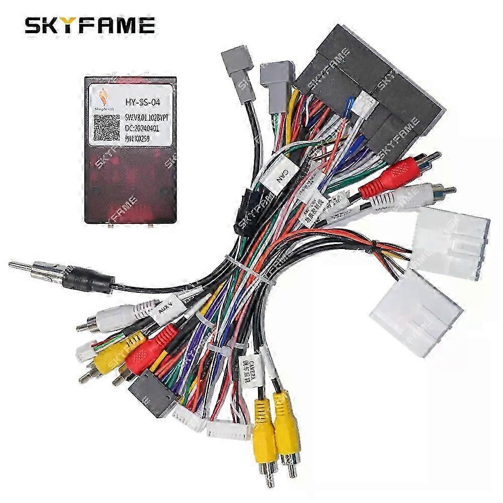 車16ピンワイヤーハーネスアダプターCanbusボックスデコーダーヒュンダイix45起亜Sportage K3ソレントセラトHY-SS-04用電源ケーブルに適用