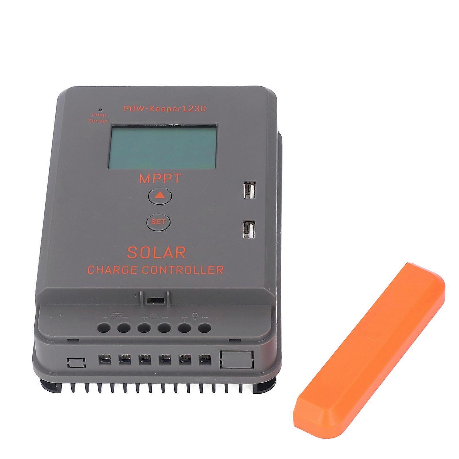 MPPT Charge Controller Solar Panel PV Discharge Multi Protection 30A 12V 24V Automatic 