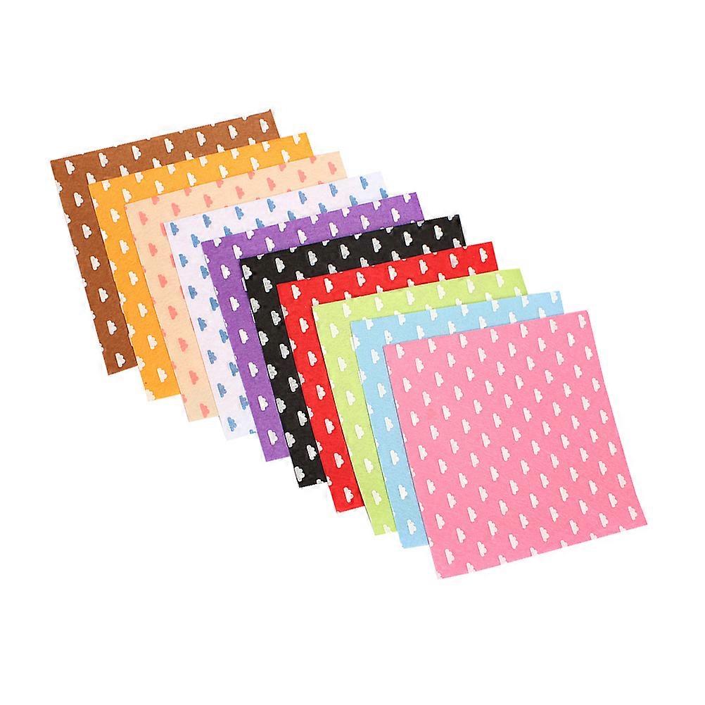 Felt Craft Fabric 20Pcs Multipurpose Sheets For Kids Suitable For Arts And Crafts 15x15cm Nonwoven Durable Material For Creativity