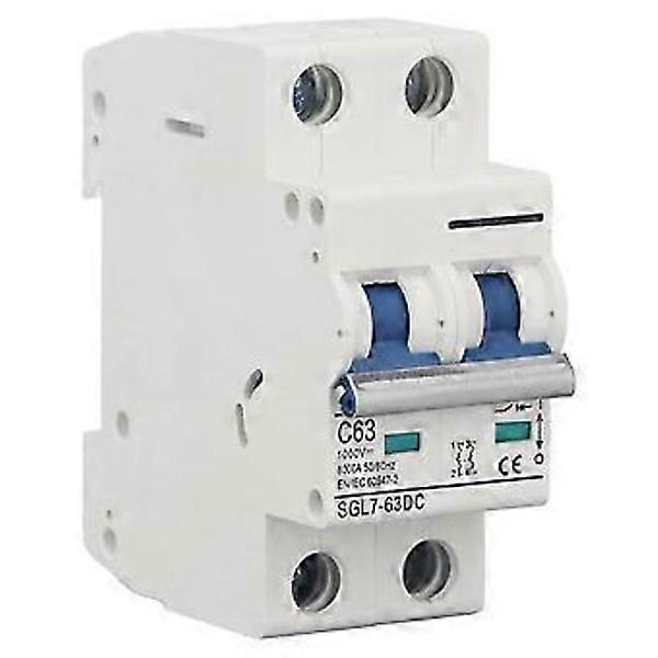 DC Miniature Circuit Breaker L7 Structure PV Breaker for Solar System 2P 1000V 63A