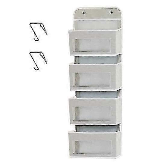 Four-Layer Hanging Storage Bag Organizer with Large Capacity Pockets - Vertical Space Saver for Toys, Accessories & Multipurpose Use