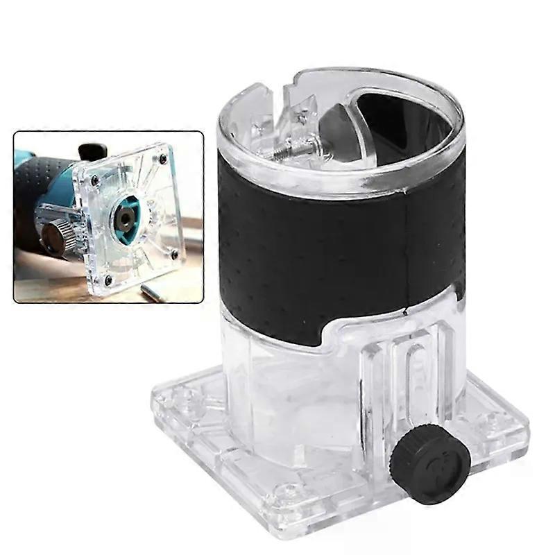 Durable Woodworking Trimmer Base Router Transparent Plastic Base Power Tools Protective Accessories Hand Tools