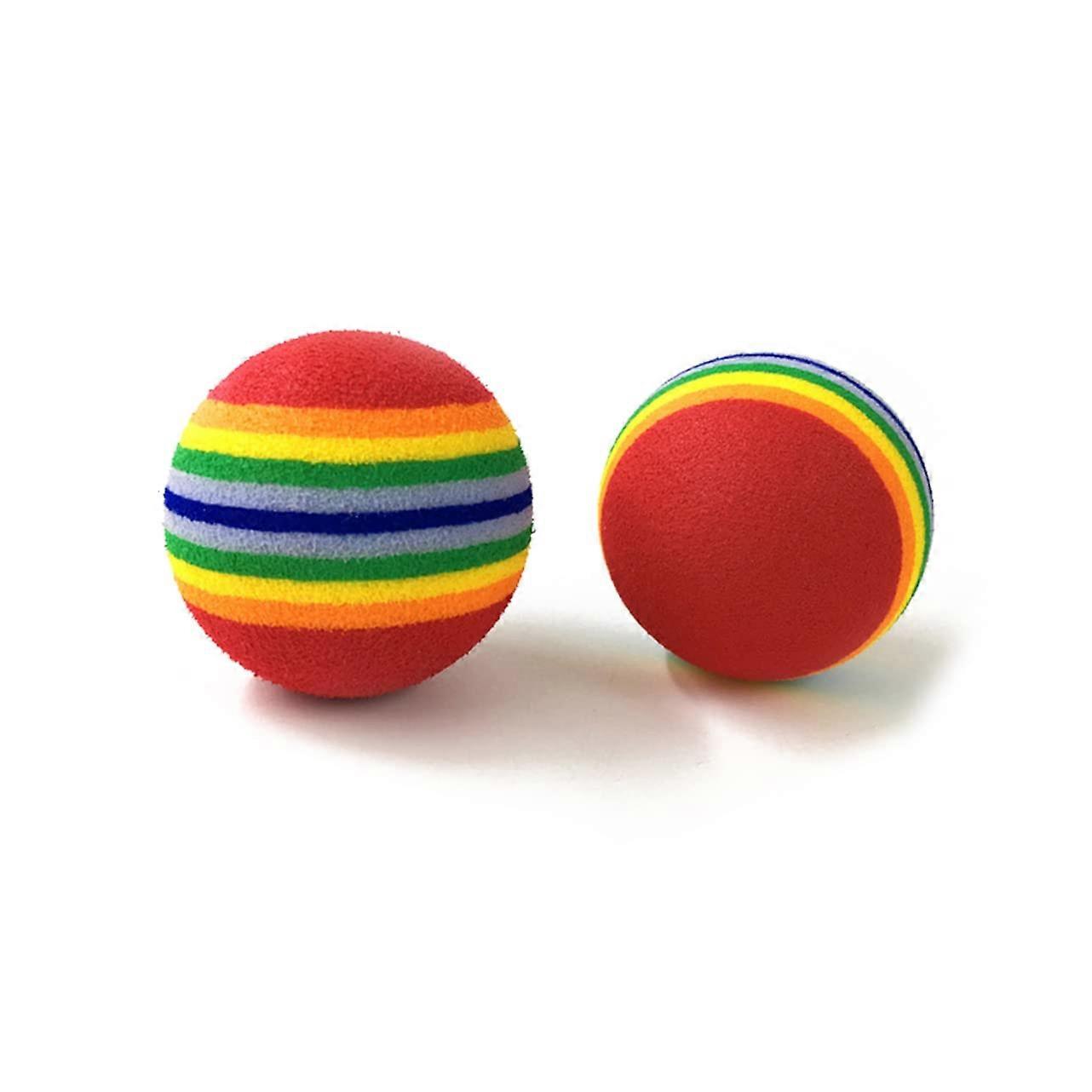 12-Piece Colorful EVA Dog Play Balls For Dogs Lightweight Chew Toy Interactive Fetch And Training Dental Care