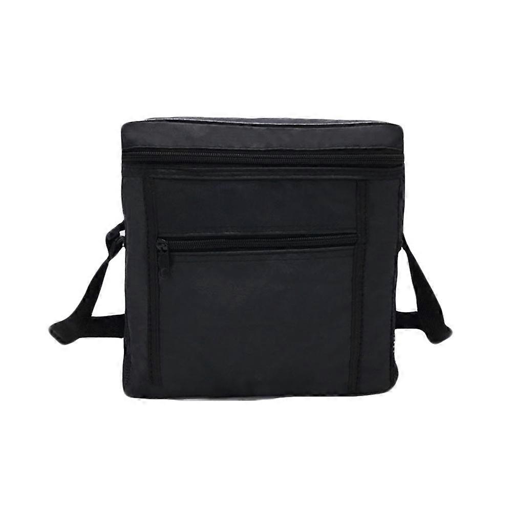 断熱オックスフォードランチバッグ大容量サーマルトート軽量ポータブルクーラージッパー付きピクニックワーク学校の食品保管用