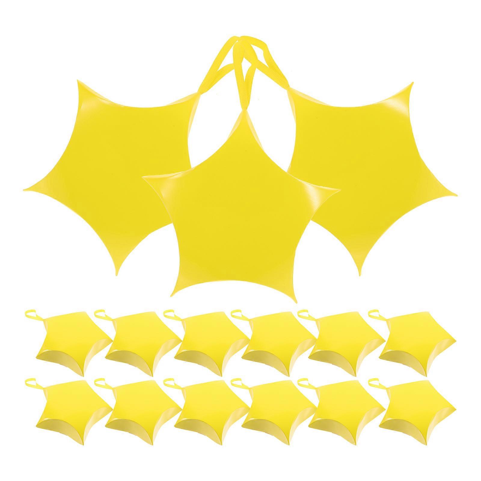 a polished and professional product description based on your input:

 

**20pcs Star Shaped Candy Boxes – Golden Decorative Favor Boxes for