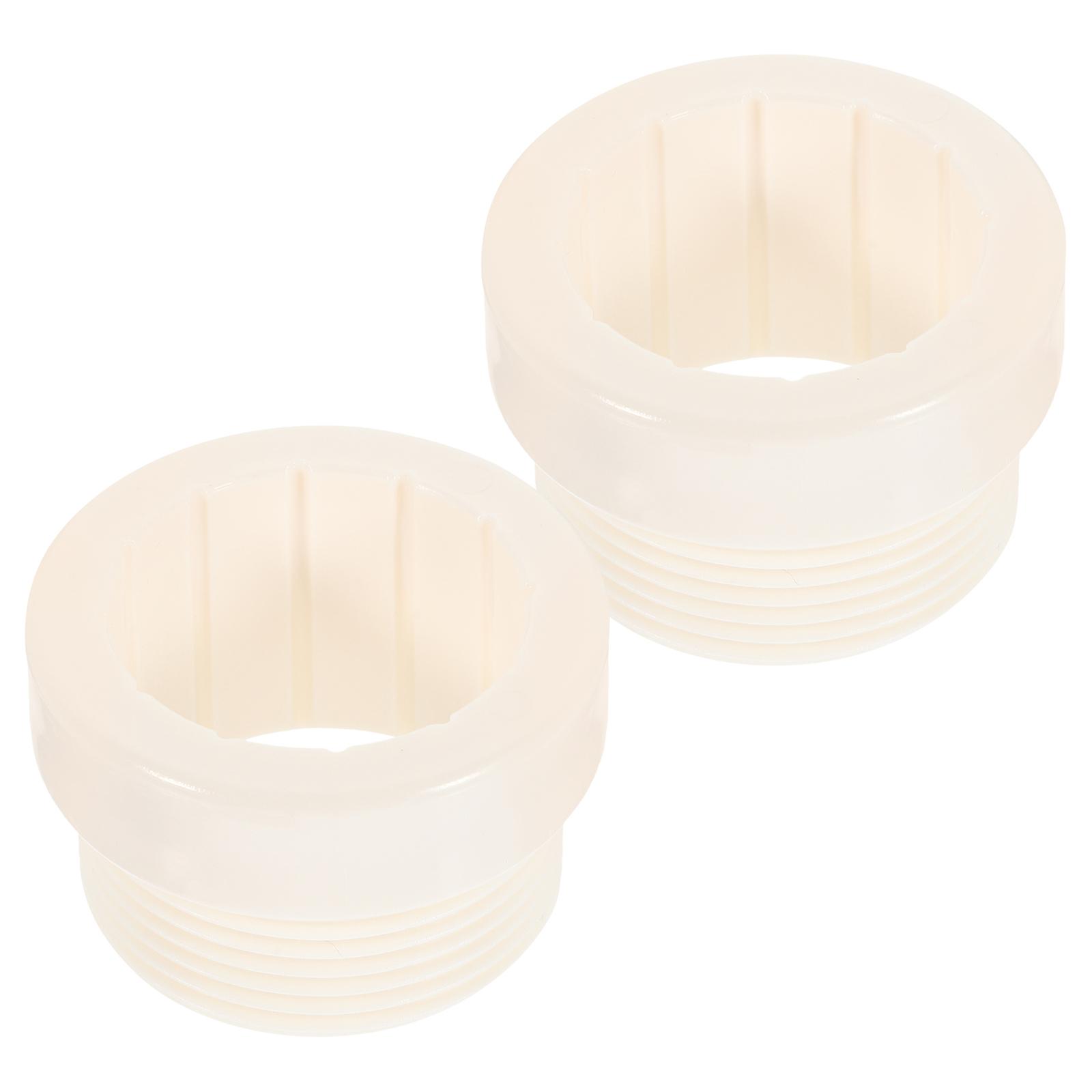 Threaded Pool Umbrella Stabilizer 2Pcs Plastic Simple Design Easy Installation Strong Stability