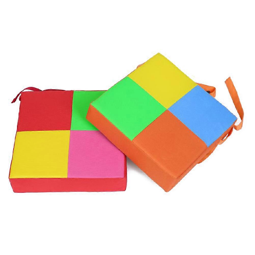 Toddler Chair Booster Cushion Heightening Seat Pad For Home Use Or Restaurant Use In Orange 1Pcs