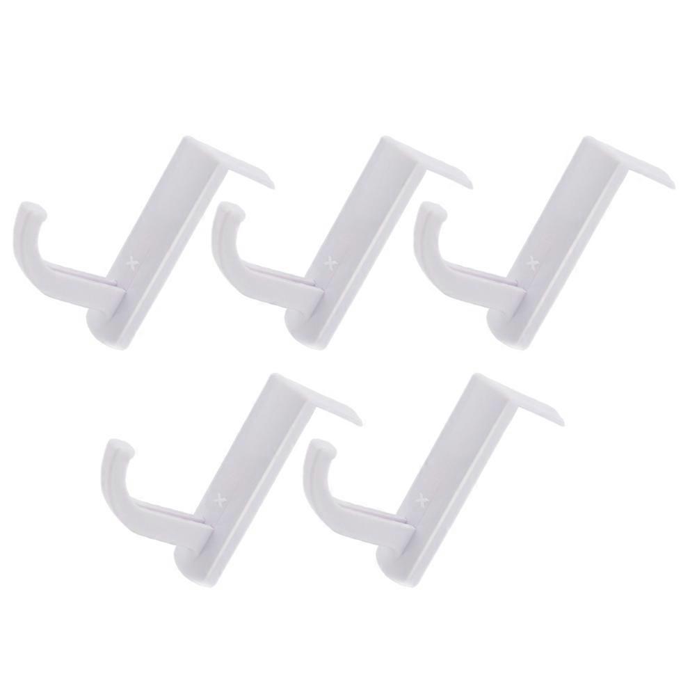 Gaming Headset Stands 5Pcs Tidy Desktop Protective Bracket White Plastic Easy To Install