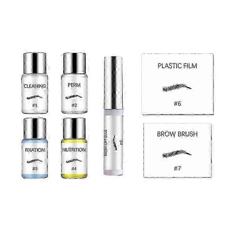 Eyebrow Lamination Kit Perming Makeup Set Lash Curling Up Brow Lift Set