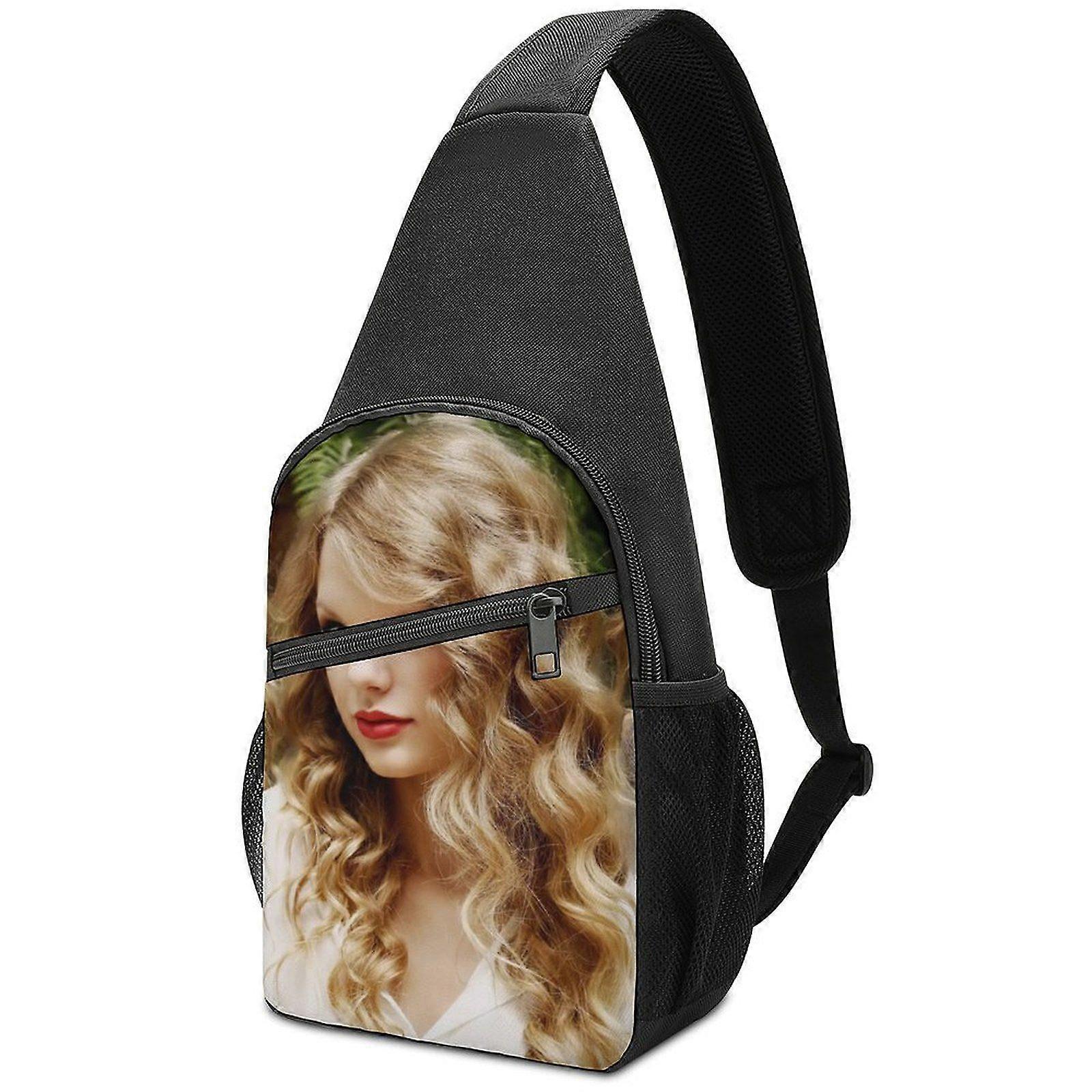 o8345 Taylor Swift Minimalist Oxford Crossbody Bag and Backpack with Spacious Main Compartment, Detachable Buckle, and Comfortable Padding p8345