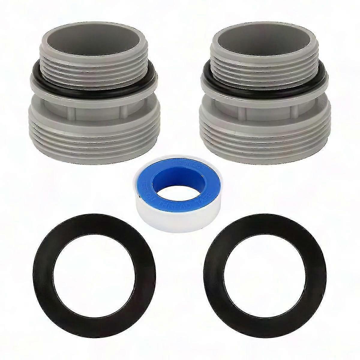 1 1/4" to 1 1/2" Pool Hose Adapter - Convert Pumps, Filters & Heat Pumps to 1 1/2" Connection