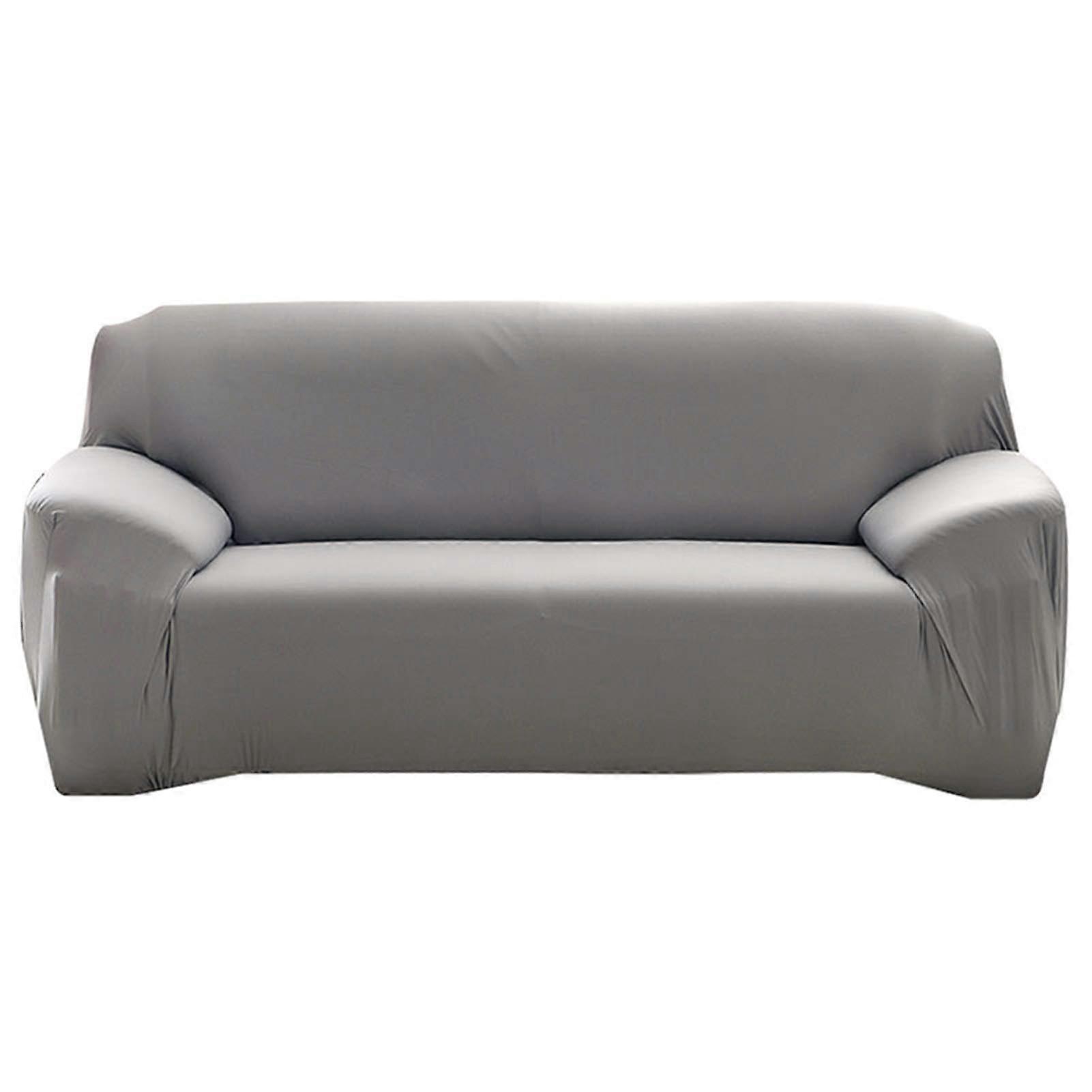 Elasticity Sofa Cover Extensible Couch Cover 3 Seater 190230cm Grey