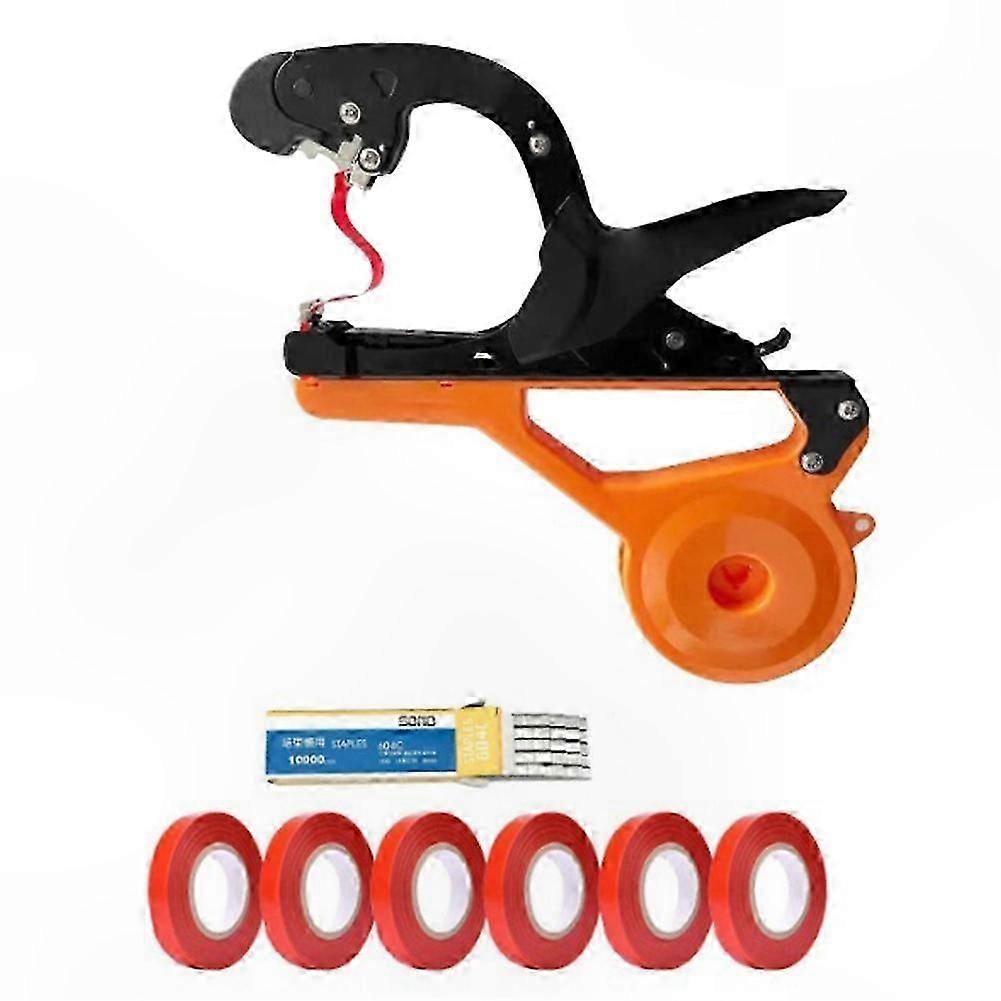 Plant Tying Tool for Garden Branch Binding Handheld Tape Machine for Vegetables and Stems
