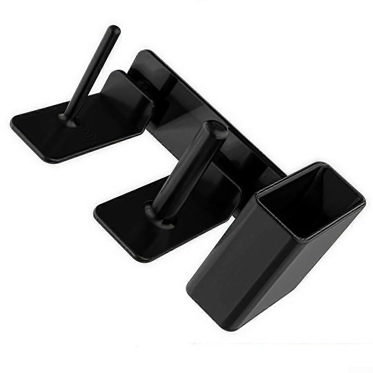 Slushie Machine Drink Holder with 3 Compartments for FS300 FS301, Side-Mounted, Strong ABS Material, Sticker Back