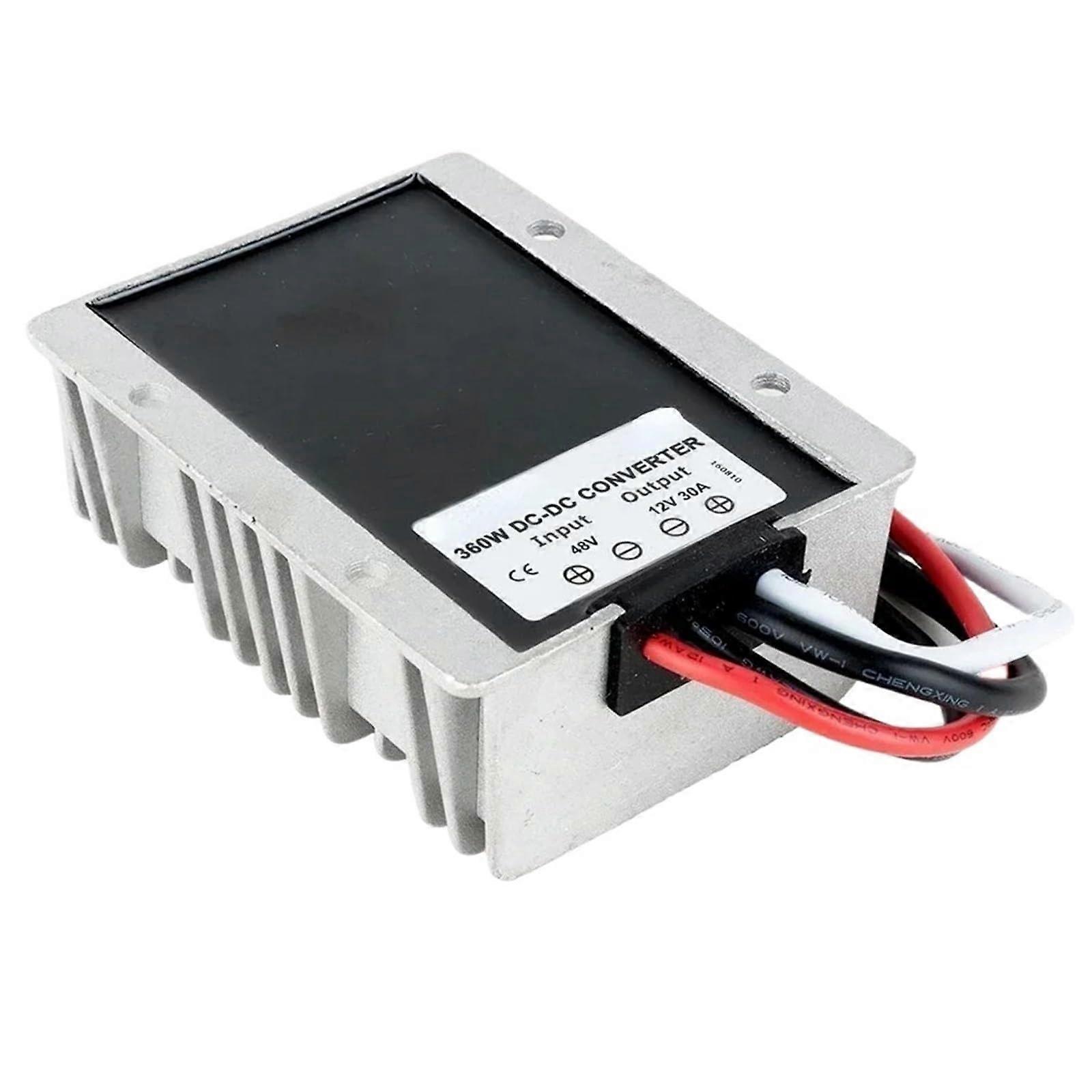 36V 48V to 12V 2A 60A DC DC Converter Step Down Voltage Stabilizer Buck Regulator Module 48V12V Transformer Car Power Supply(15V80V to 12V 2A)
